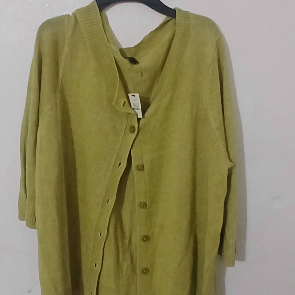 Talbots Women's Cardigan in Olive